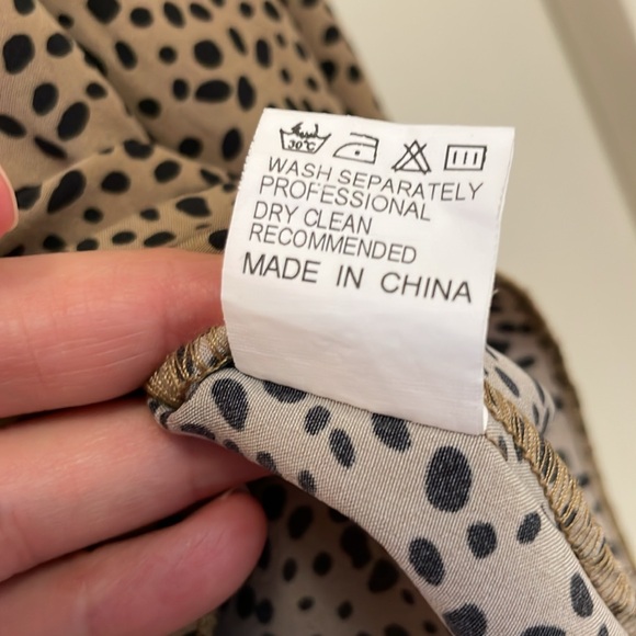 SHEIN Leopard Print Blouse Size S - Picture 6 of 9